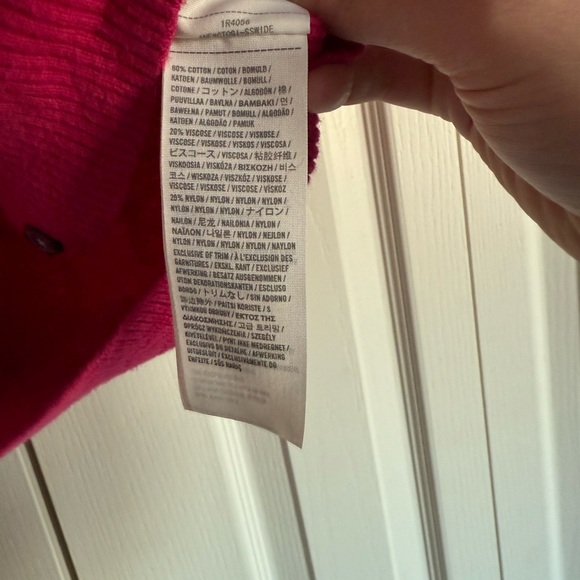 ABERCROMBIE & FITCH | Y2K Pink Button Up Cardigan Some Wash Wear - Picture 5 of 6